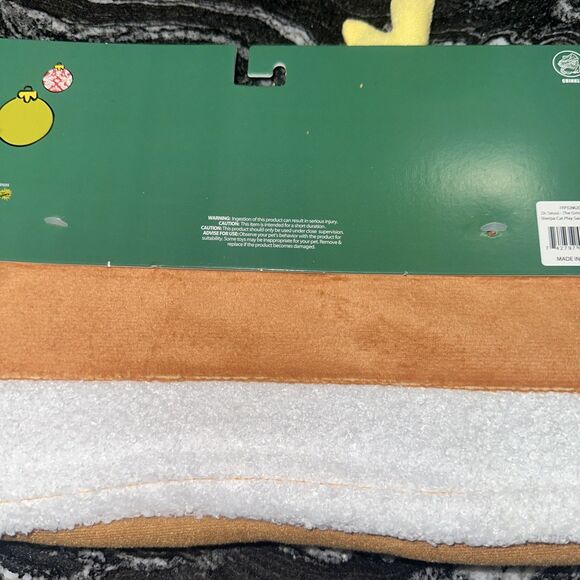 NWT Fetch For Pets Dr Seuss The Grinch Max Sherpa Cat Play Sack Crinkle 20” - Picture 6 of 9